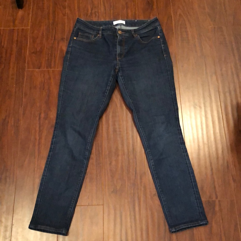 Loft women’s jeans size 6/28 curvy skinny *preowned*